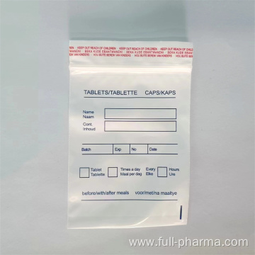 cheap plasitc pill bags disposable